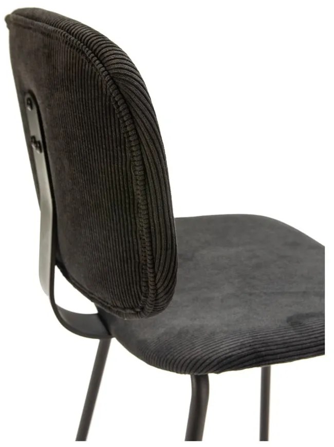 Čierne barové stoličky v súprave 2 ks (výška sedadla 66 cm) Arus – Marckeric