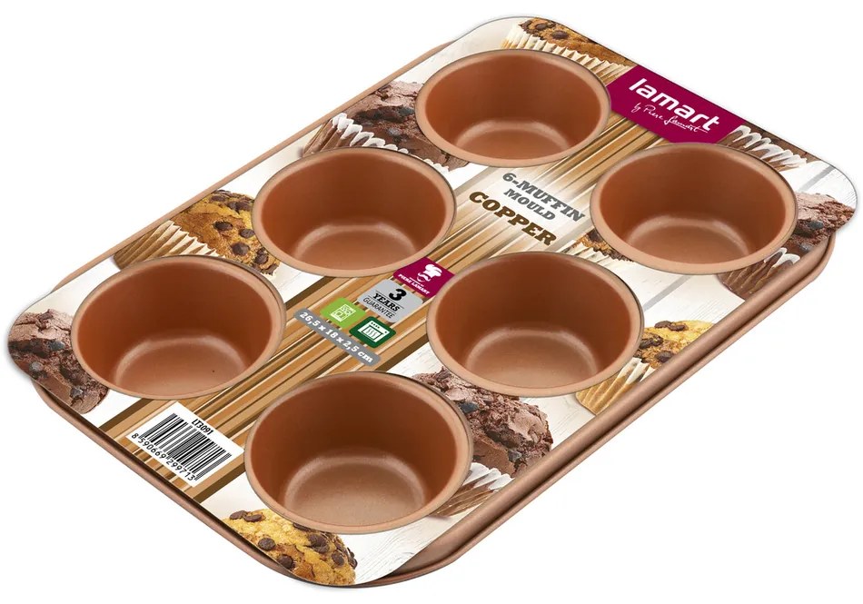 LAMART LT3091 forma 6muf 26,5x18cmCOPPER