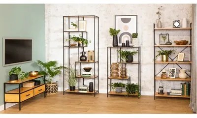 Asymetrický nízky regál EXITIO