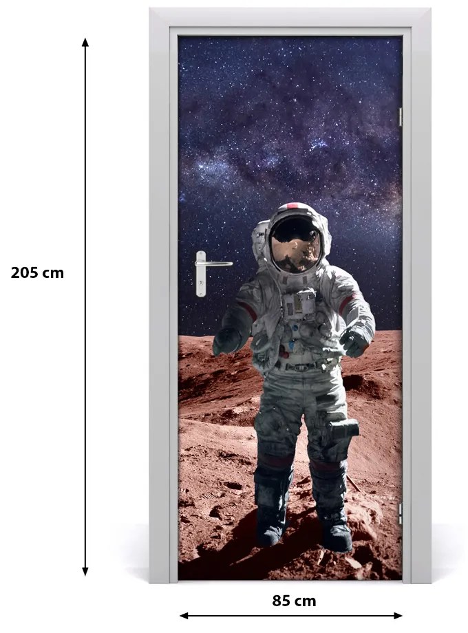 Fototapeta samolepiace na dvere astronaut 85x205 cm