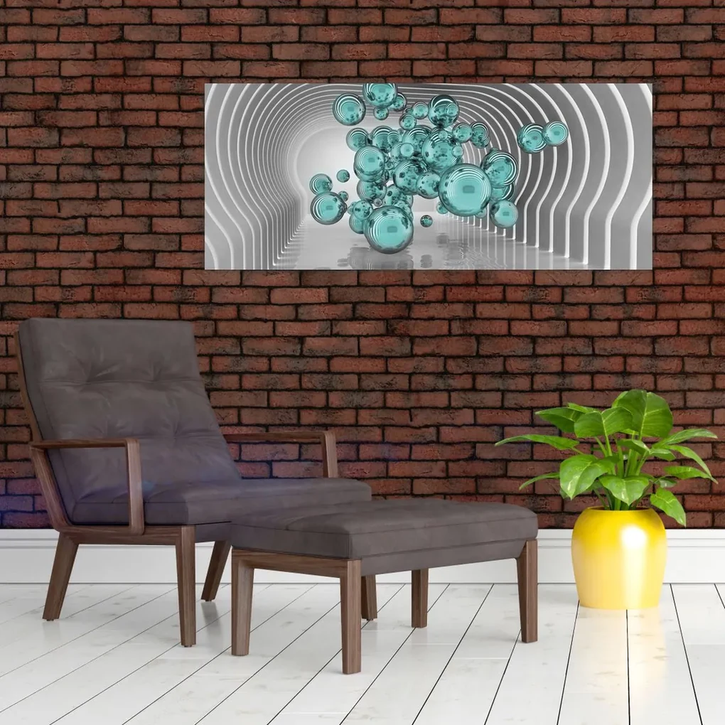 Obraz - Bubliny (120x50 cm)