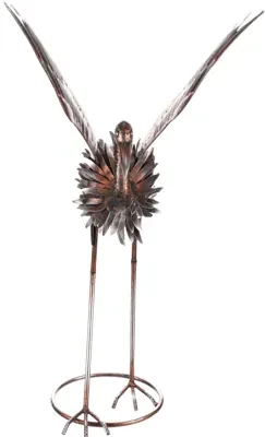 Plameniak 69 cm - kovová záhradná dekorácia