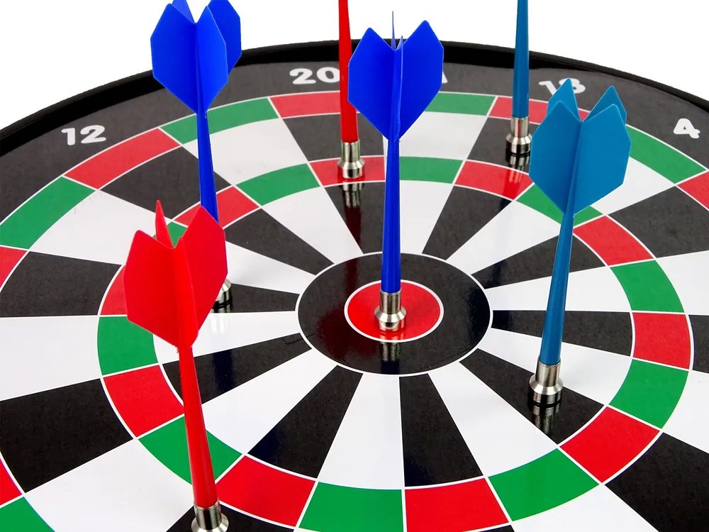 LEAN Toys Šípky s magnetickými šípkami 6 kusov