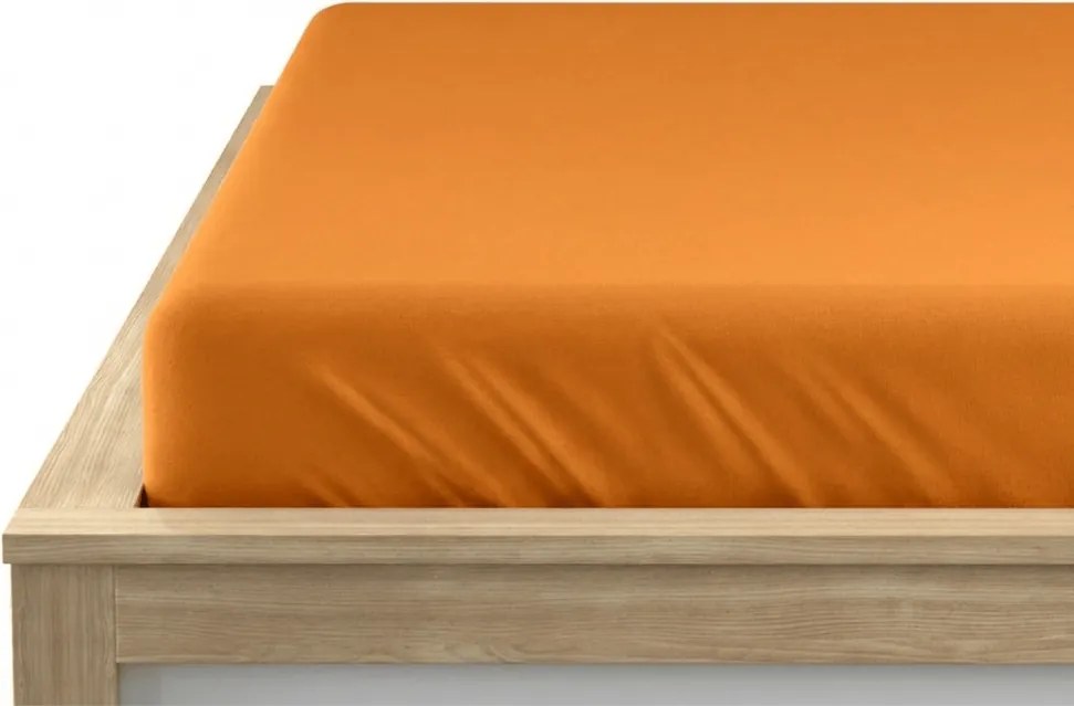 Jersey plachta s lycrou oranžová 90 x 200 cm