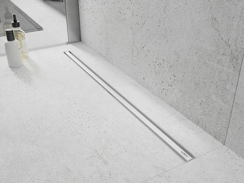 Mexen Flat 360° Slim sprchový žľab 50 cm, biela, 1241050