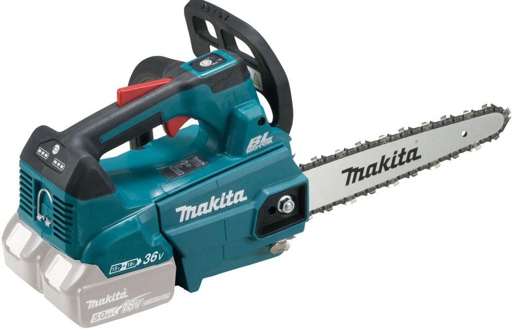 Makita DUC256Z Aku reťazová píla Li-ion LXT (2x18V/bez aku) dĺžka lišty 25cm