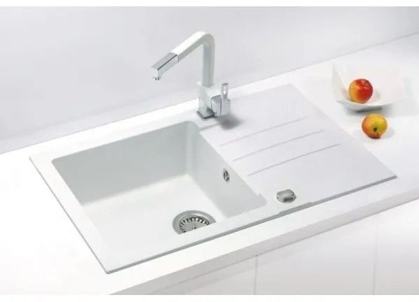 ALVEUS 1090944 - Kuchynský drez ROCK 78x48 cm granit/biela