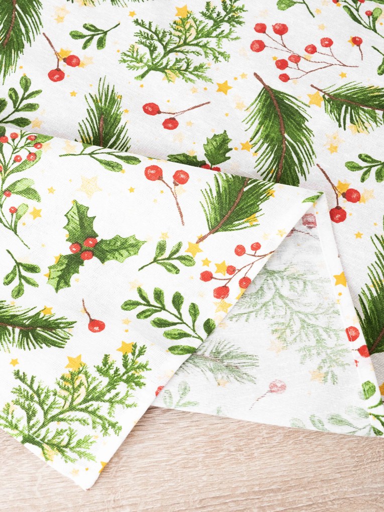 Vianočný behúň Zimné vetvičky - 40 × 180 cm