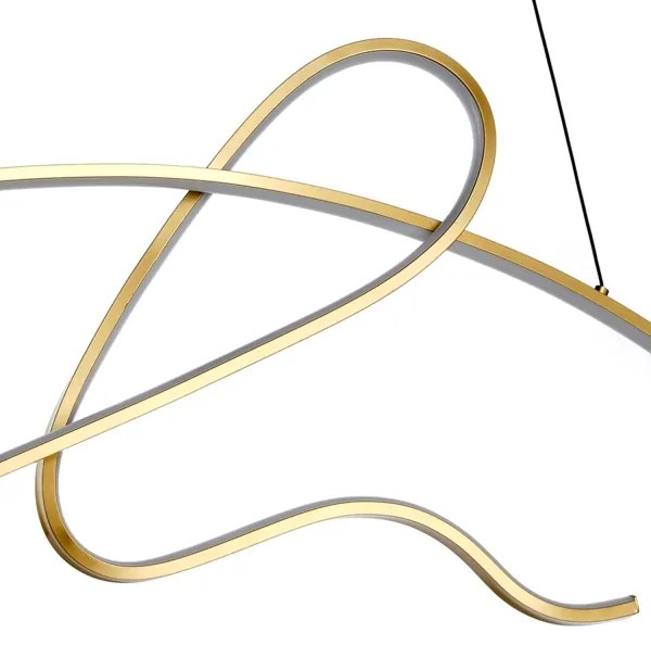 ONLI - LED Luster na lanku SIGN LED/42W/230V 4000K zlatá