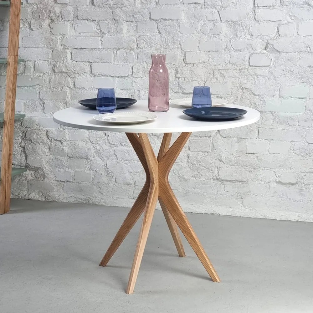 Okrúhly jedálenský stôl ø 80 cm Jubi – Ragaba