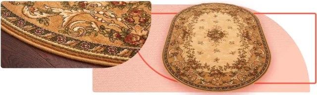 Koberec Agnella Isfahan Dafne Sahara ovál