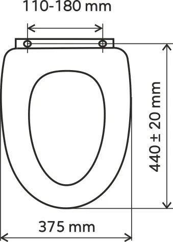 Novaservis - sedátko dyhované MDF, WC/BRIZA