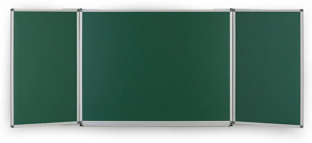 Roztváracia zelená keramická tabuľa pre popis kriedou, magnetická, 3600 x 1200 mm