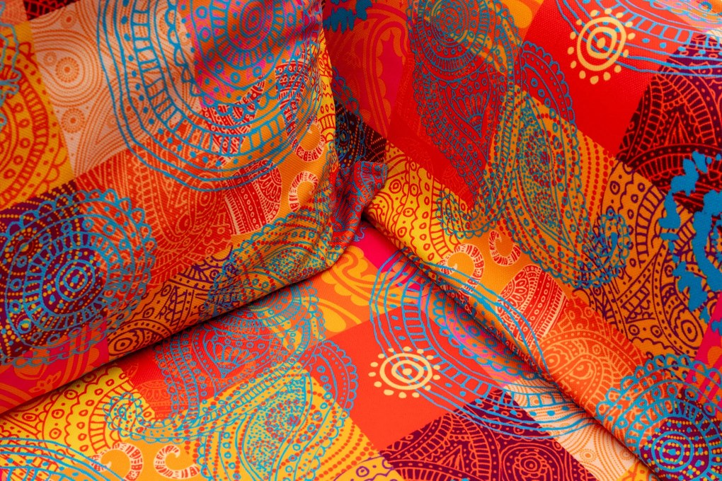 Rozkladacia pohovka dvojsed Chatty (patchwork). Akcia -19%. Vlastná spoľahlivá doprava až k Vám domov. 1062611