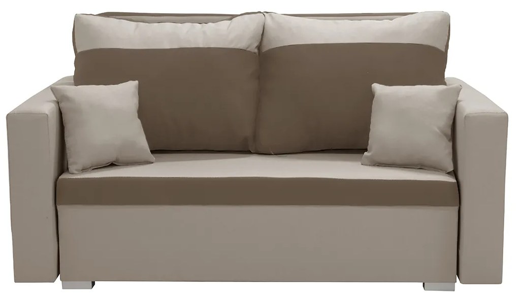 Dvojmiestna rozkladacia pohovka ASTRA3 Béžová/hnedá