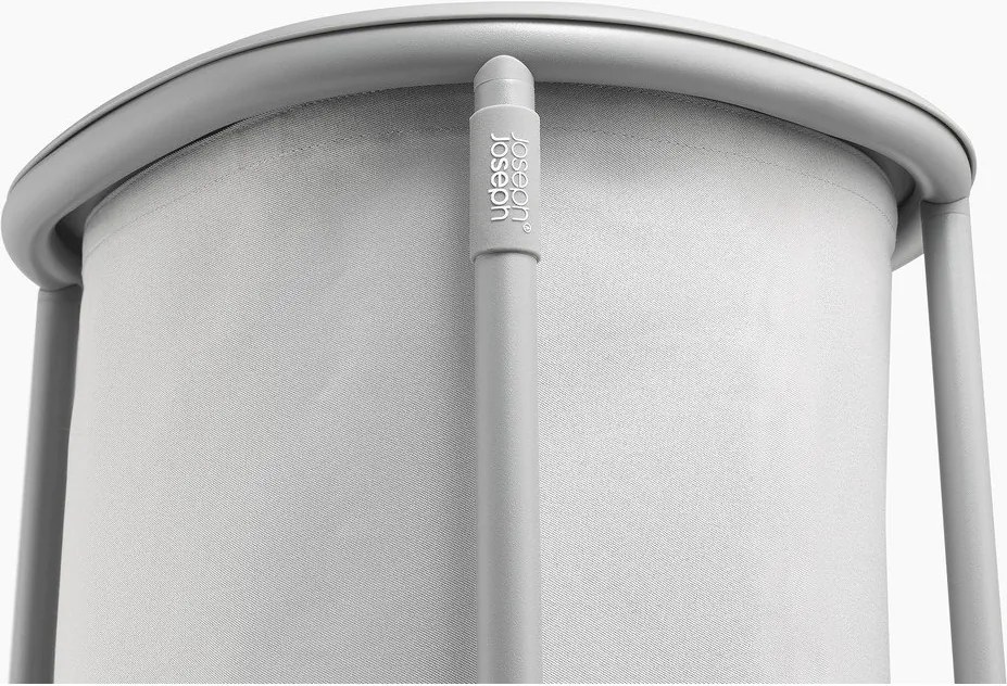 Svetlosivý látkový kôš na bielizeň 50 l Duo – Joseph Joseph