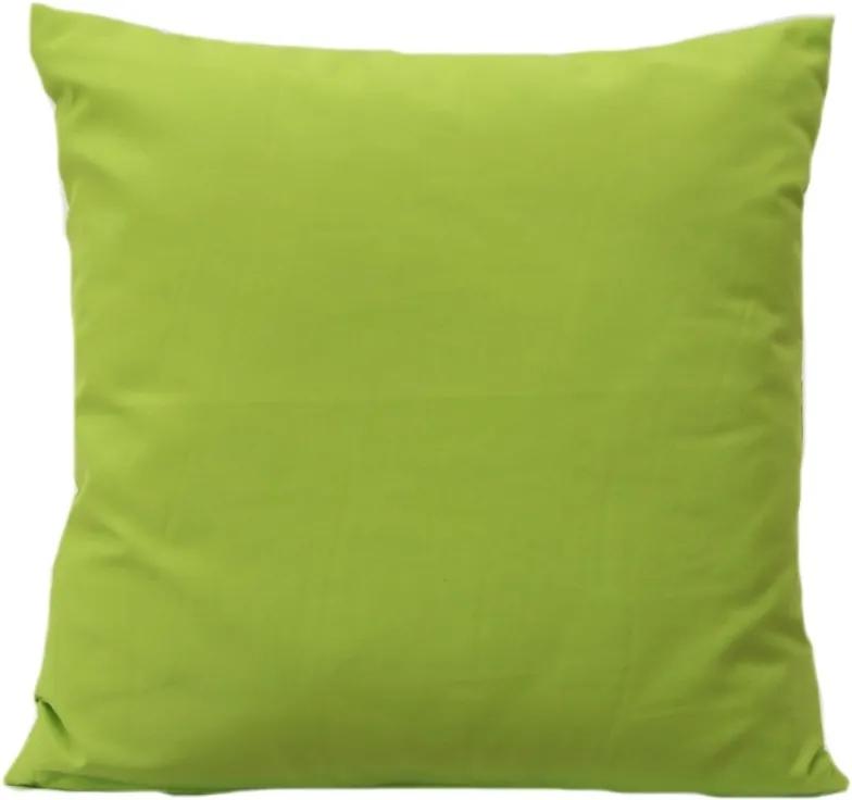 DomTextilu Jednofarebná obliečka v zelenej farbe 40 x 40 cm 22116-139101