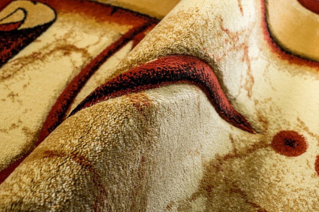 TA Koberec 9106A HNEDÁ ANTOGYA Rozmer: 70X140 cm