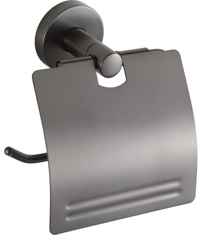 Mexen Remo, držiak na toaletný papier s krytom, grafitová, 7050733-66