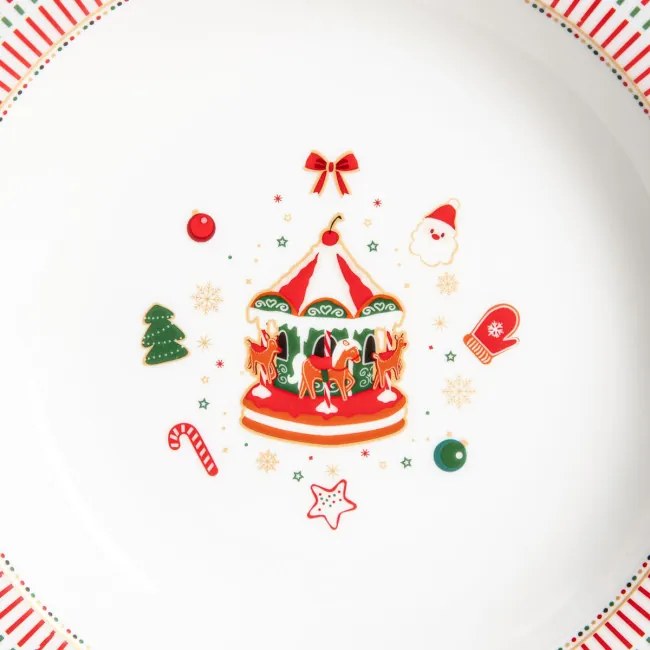 Hlboký tanier CIRCORIA s vianočným vzorom 761690