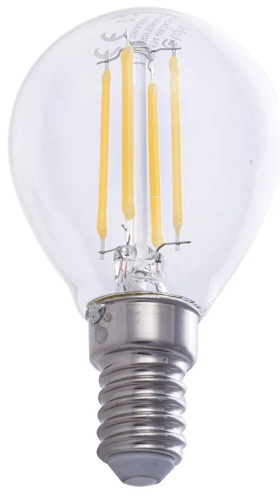 Dekoračná LED žiarovka E14 neutrálna 4000k 4w 400 lm