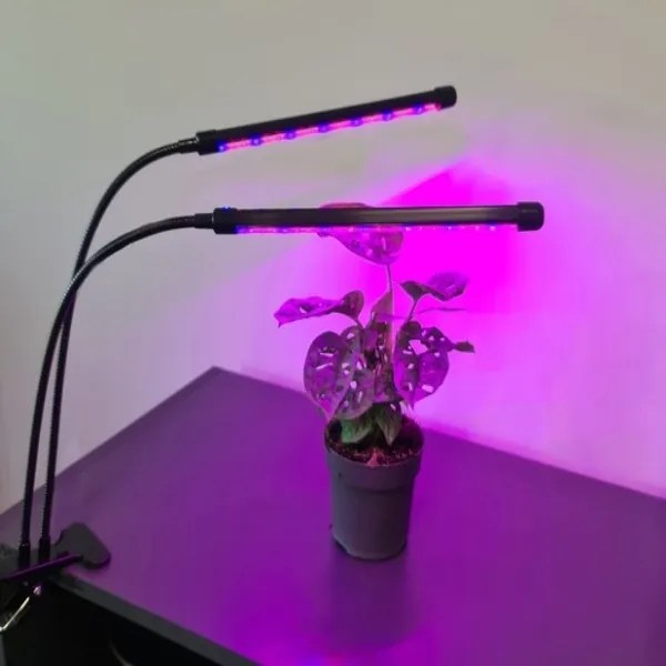 Gardlov 19241 LED Lampička pre pestovanie rastlín 20 LED 2 trubice 20W