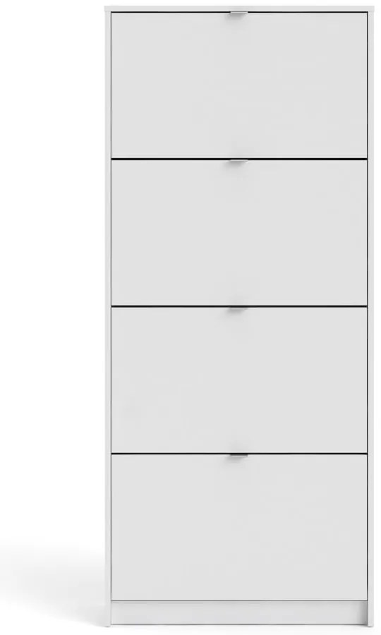 Biela výklopná skrinka na topánky Shoes – Tvilum