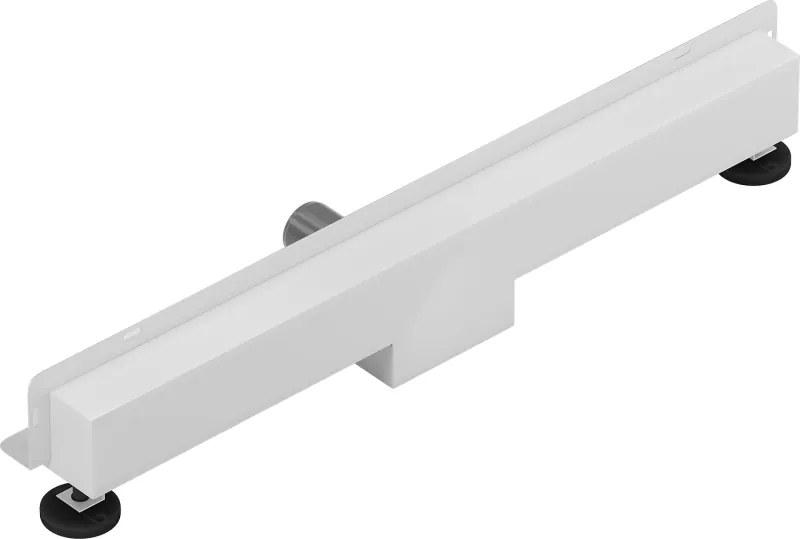 Mexen Flat Wall, sprchový žľab na stenu 2v1, 50 cm, biela, 1230050