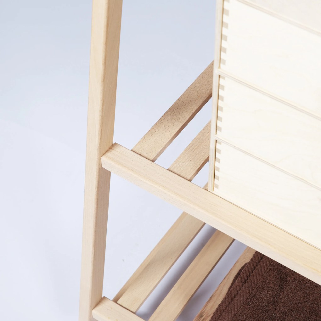 Drevený stojan na oblečenie RTB_L Buk