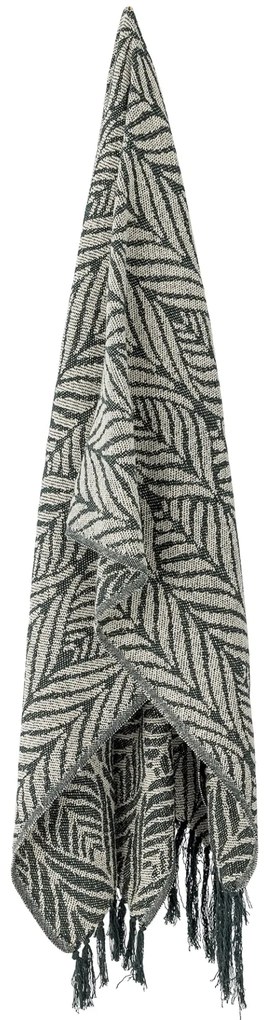 Bloomingville Prehoz z recyklovanej bavlny Ugento Green 130 x 160 cm