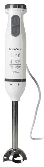 SILVERCREST® KITCHEN TOOLS Tyčový mixér SSMS 600 E6 (biela) (100360825)