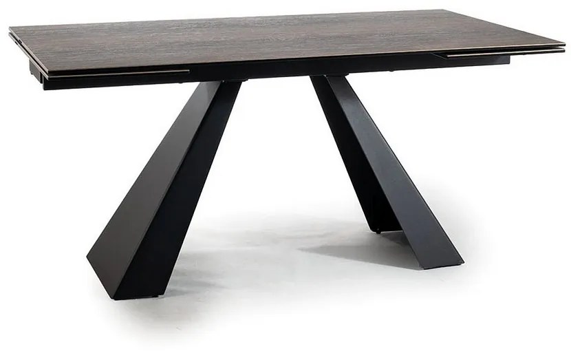 Jedálenský stôl Salvadore II, 160 x 90 cm, tmavo hnedá