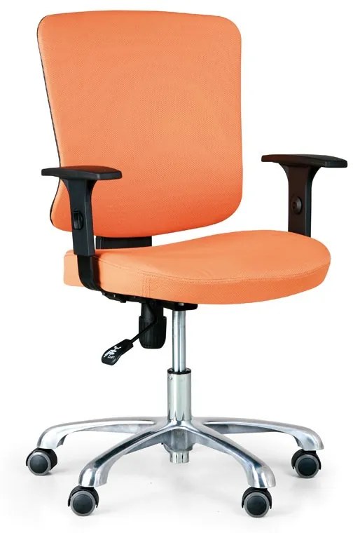 Kancelárska stolička HILSCH 1+1 ZADARMO, oranžová