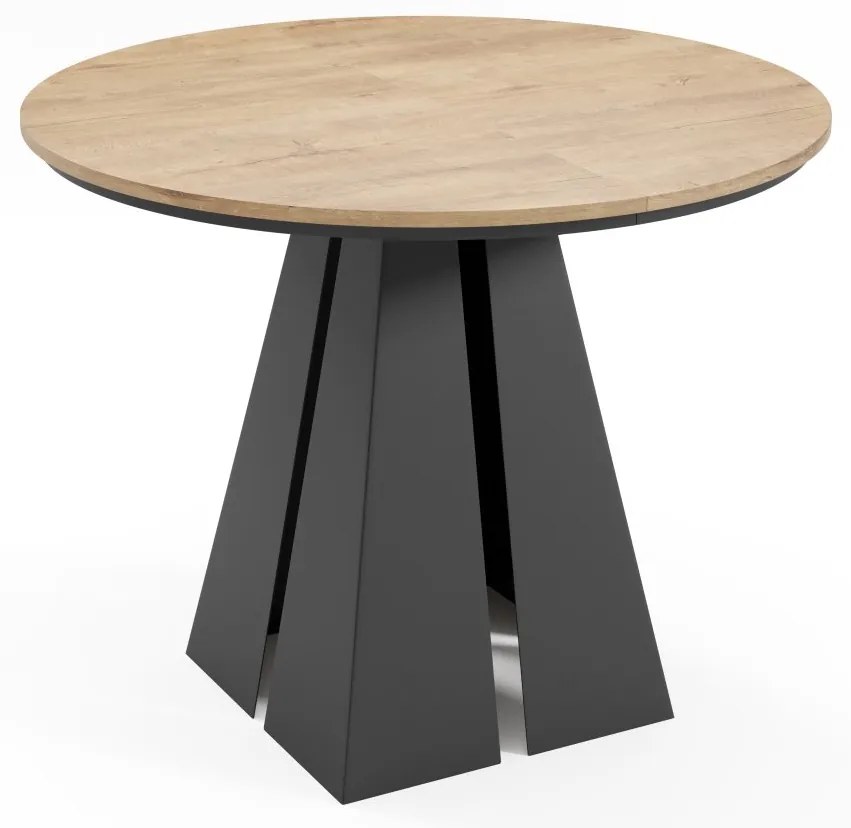 OKRÚHLY ROZKLADACÍ JEDÁLENSKÝ STÔL SOLENE 120 / 196 cm