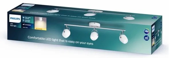 Philips 50613/31/P0 - LED Bodové svietidlo RIVANO 3xLED/4,3W/230V