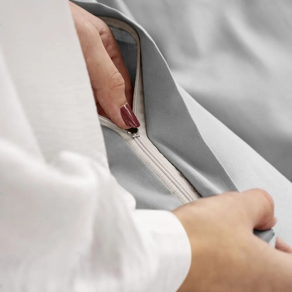 Polášek Povlak na vankúš z bavlneného saténu - Shell | 70 x 90 cm