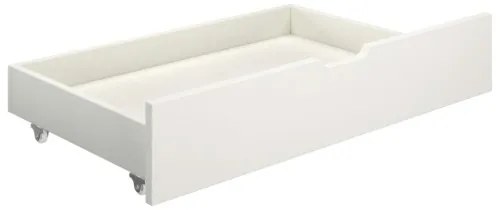 vidaXL Posteľný rám, 2 zásuvky, biely, borovica 90x200 cm-