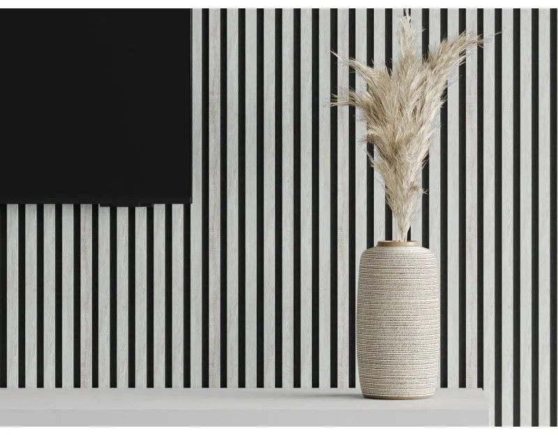 Mexen Lam-F, akustické stenové lamely 275 × 31,5 cm, filc 6 mm, dub ľadový, S105-275317-2812-061