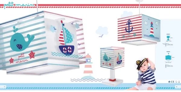 Dalber D-43422 - Detský luster PETIT MARIN 1xE27/60W/230V