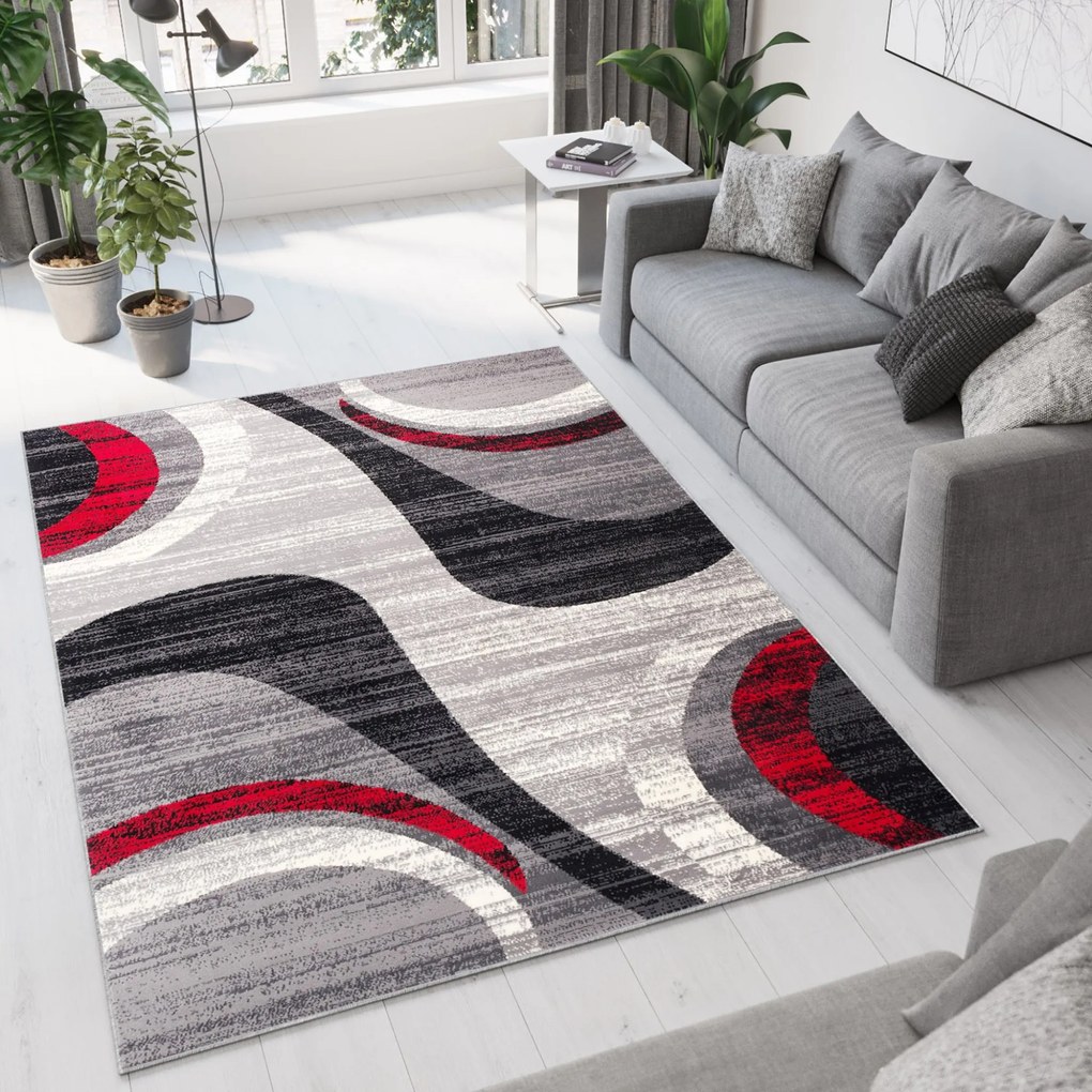 Koberec F844B GRAY CHEAP PP CRM Veľkosť: 300x400cm