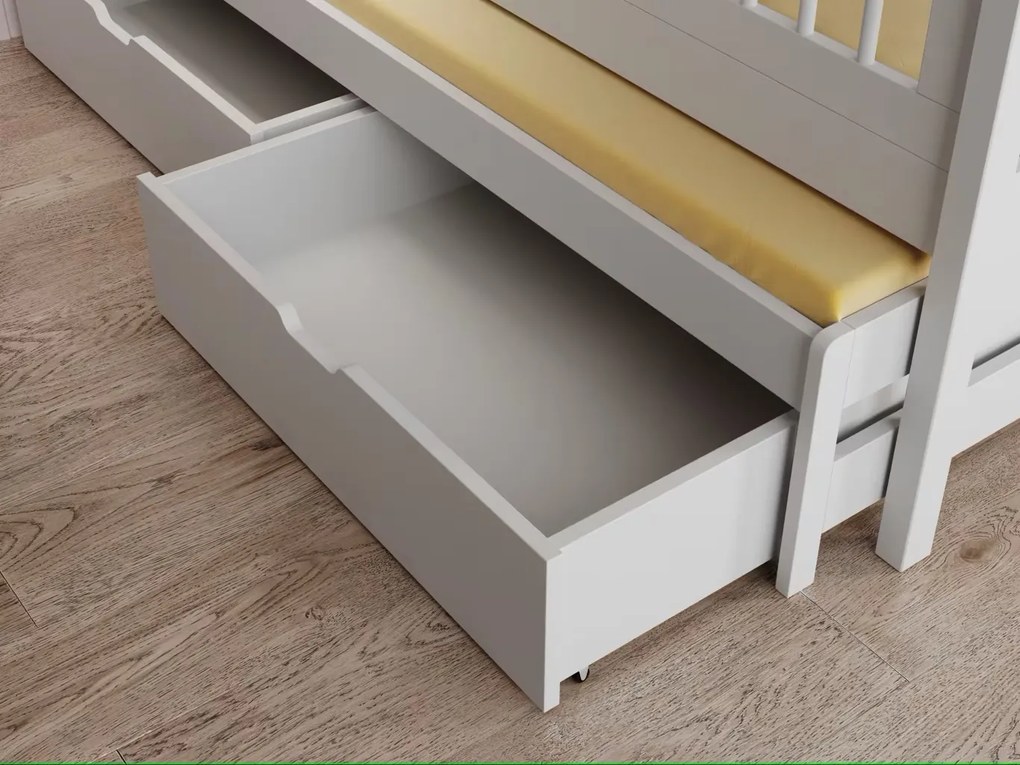 DETSKÁ DOMČEKOVÁ POSTEĽ ALBA 180 x 80 cm SIVÁ