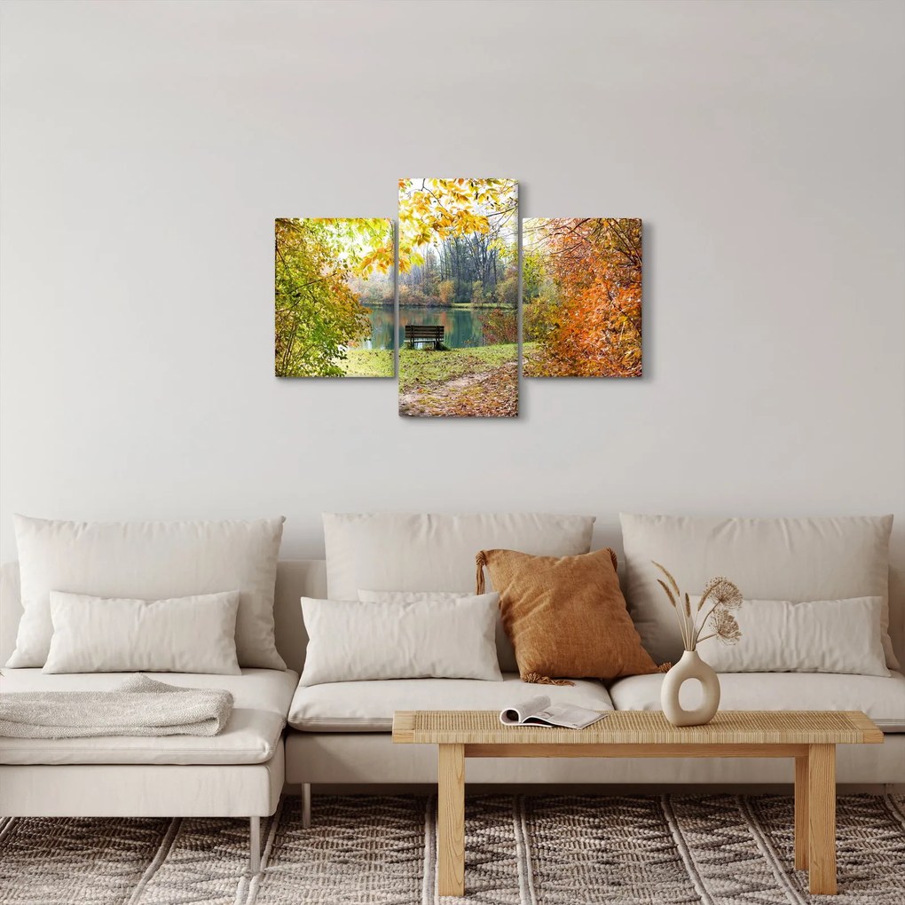 Obraz rybníka (90x60 cm)