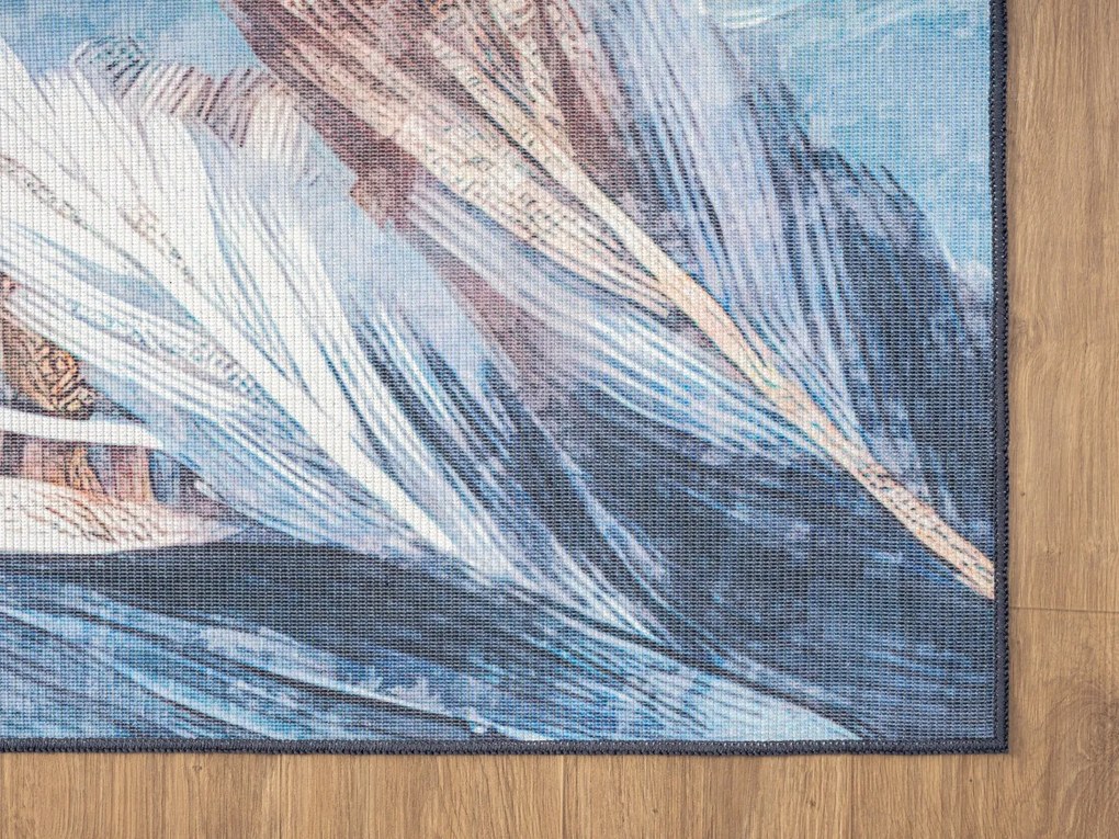 My Flair, Kusový koberec Isak CA30020 blau – na von aj na doma, 160x230, viacfarebná, chodba / predsieň