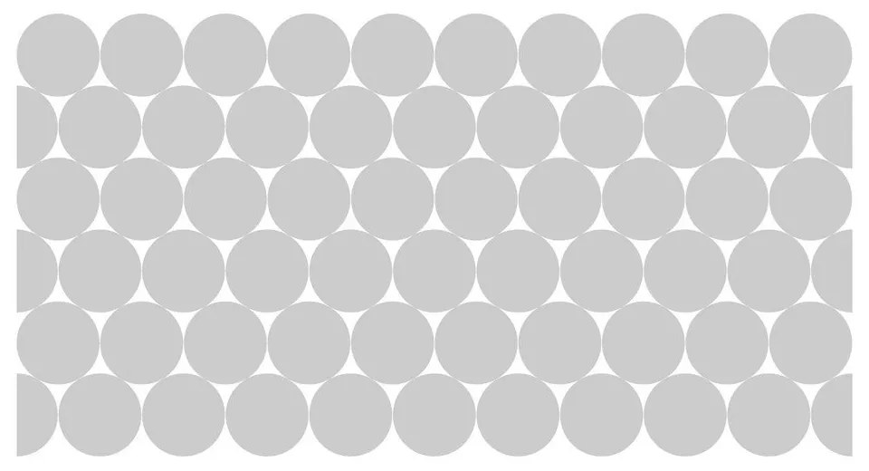 Samolepky na okno 50 ks 10x10 cm Clackout Circle – Ambiance