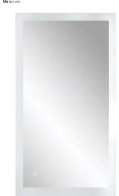 Zrkadlo do kúpeľne s osvetlením Shine LED 65x120 cm s vypínačom a podložkou proti zahmlievaniu