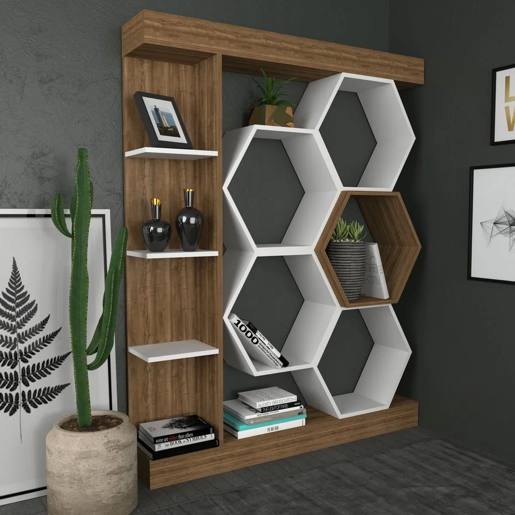 nižnica Sueno White and Walnut
