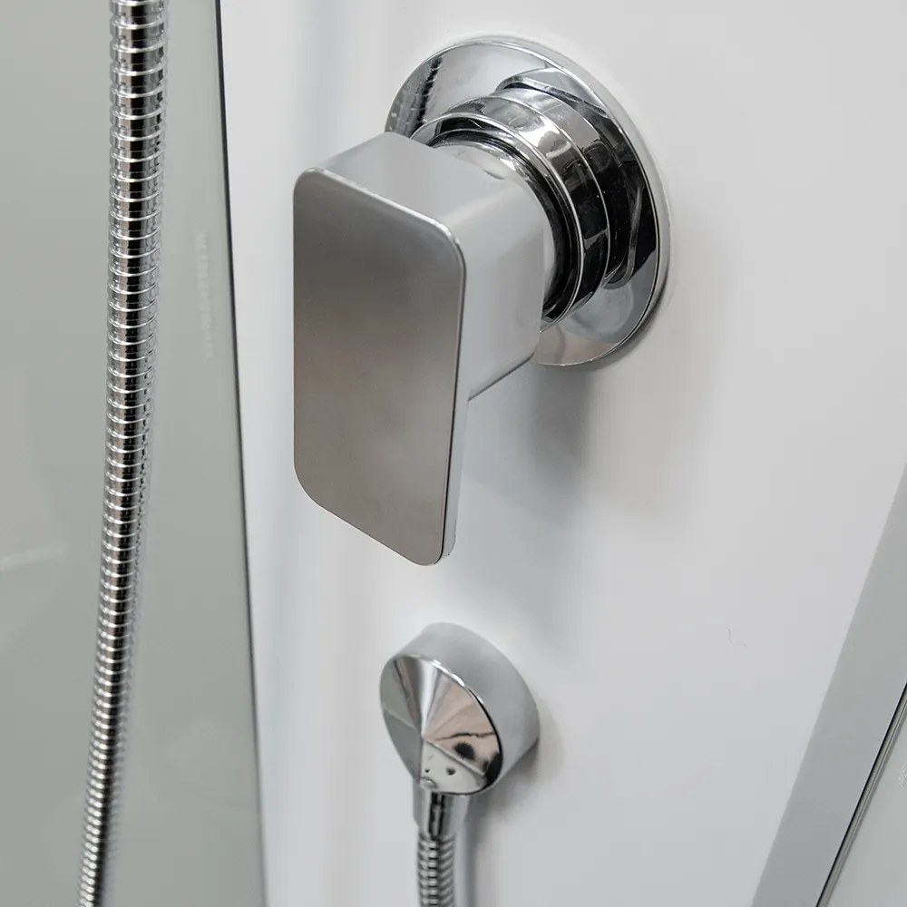 Roltechnik Outlet Štvrťkruhový sprchový box NOVA ROTH-Variant: rozmery: 90x90 cm - (NOVA-900 - 4000943), ROTH-Profily: profily: brillant, výplň: Matt…