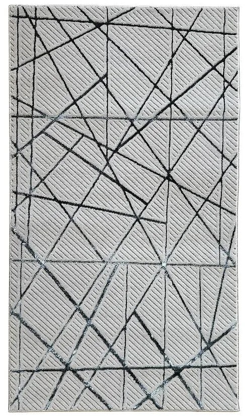 Koberec Kingston 1,9/2,7 9136a strieborný/sivý