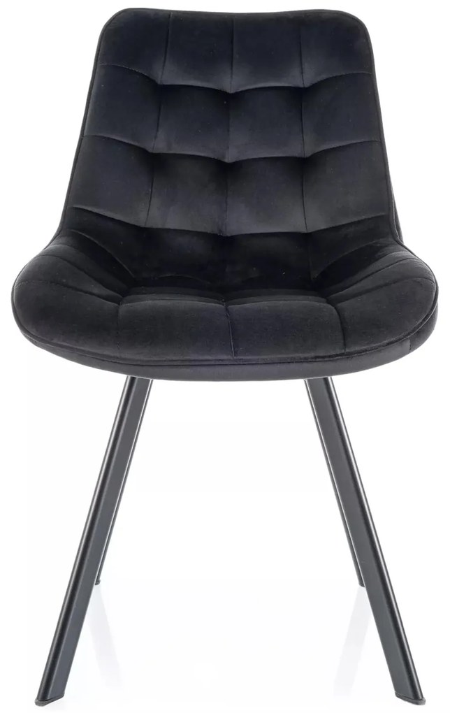 Sametová jídelní židle Monti - výber z 4 prevedení