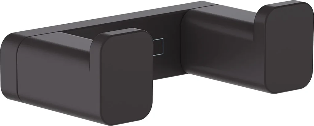 Hansgrohe AddStoris, dvojitý háčik, matná čierna, HAN-41755670